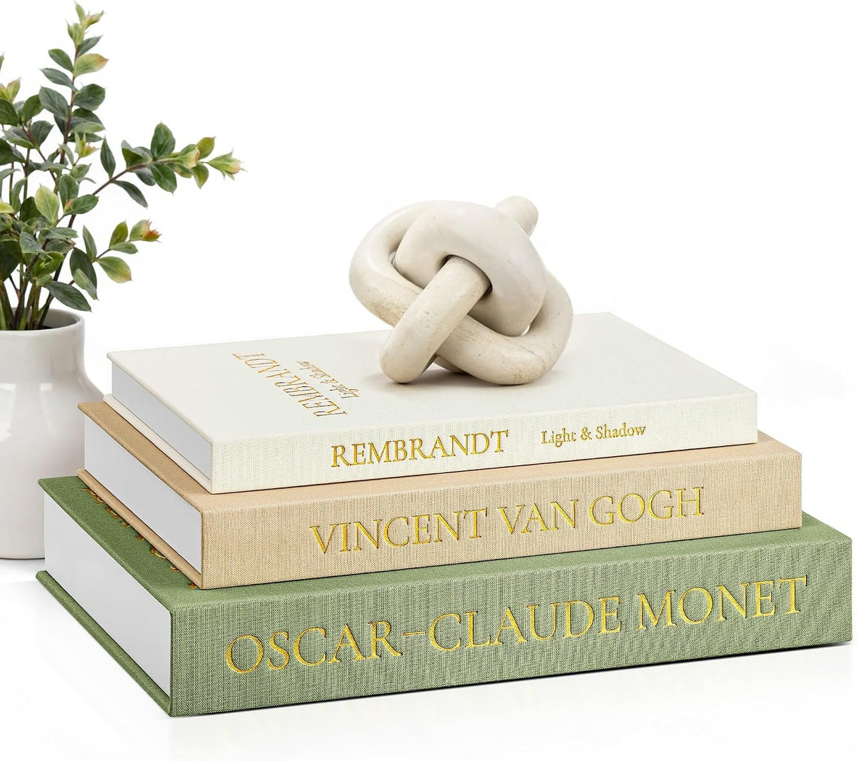 Linen Book Shaped Storage Box Set
